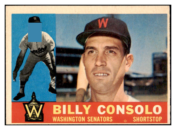 1960 Topps Baseball #508 Billy Consolo Senators EX 524450