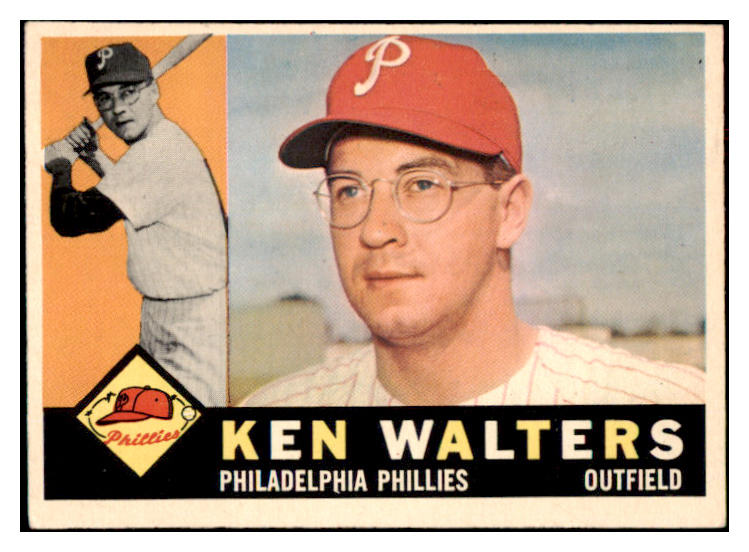 1960 Topps Baseball #511 Ken Walters Phillies EX 524454