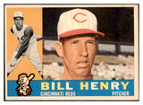 1960 Topps Baseball #524 Bill Henry Reds EX 524458