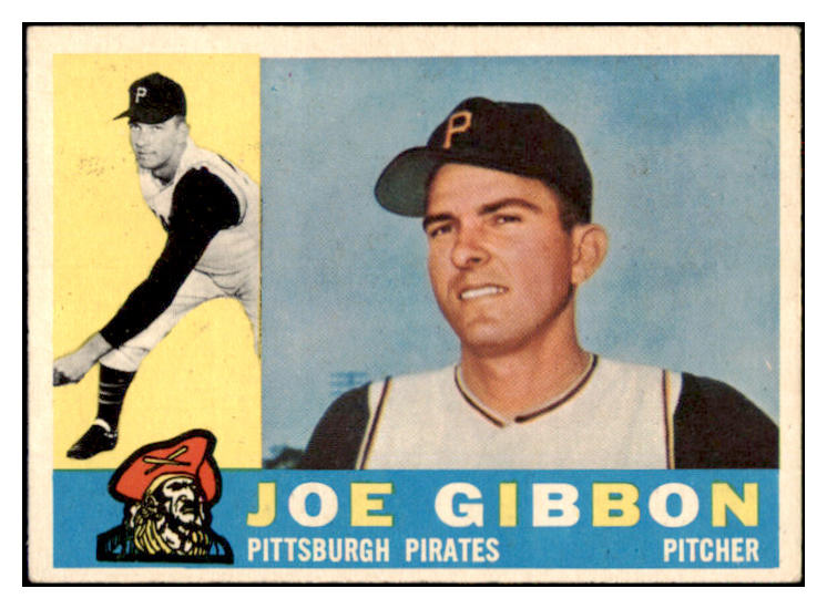 1960 Topps Baseball #512 Joe Gibbon Pirates EX 524460