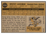 1960 Topps Baseball #535 Whitey Lockman Reds EX 524461