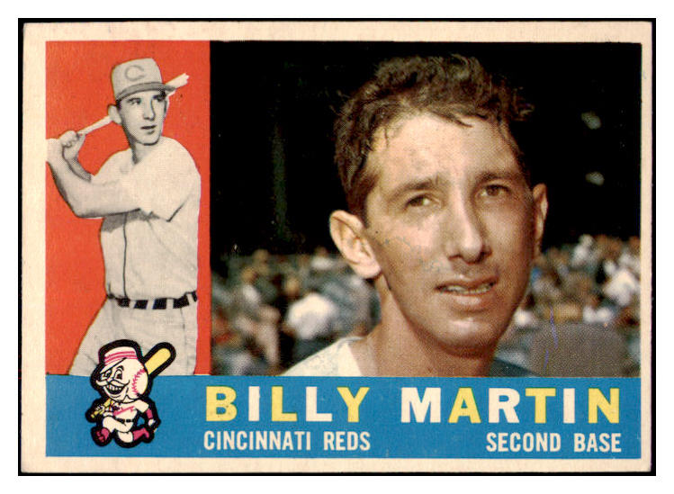 1960 Topps Baseball #173 Billy Martin Reds EX-MT 524464