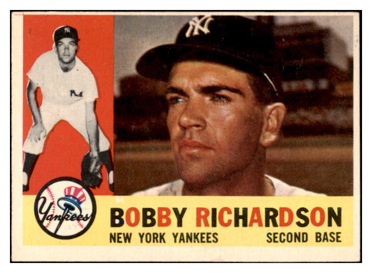 1960 Topps Baseball #405 Bobby Richardson Yankees EX-MT 524465