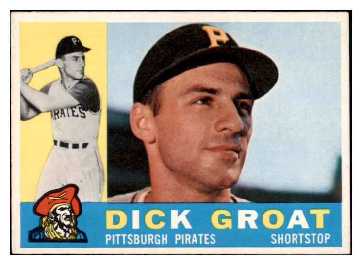 1960 Topps Baseball #258 Dick Groat Pirates EX-MT 524468