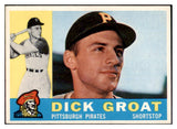 1960 Topps Baseball #258 Dick Groat Pirates EX-MT 524468