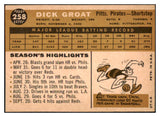 1960 Topps Baseball #258 Dick Groat Pirates EX-MT 524468