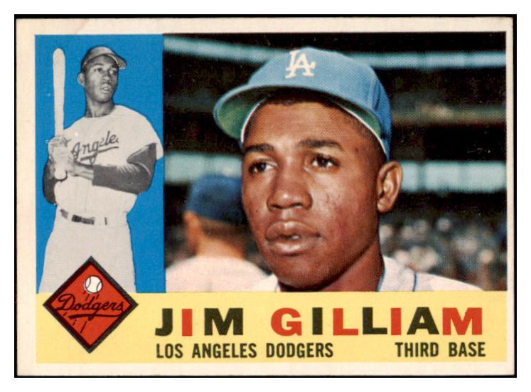 1960 Topps Baseball #255 Jim Gilliam Dodgers EX-MT 524470