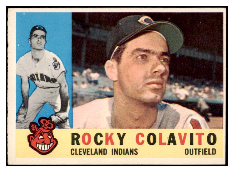 1960 Topps Baseball #400 Rocky Colavito Indians EX-MT 524471