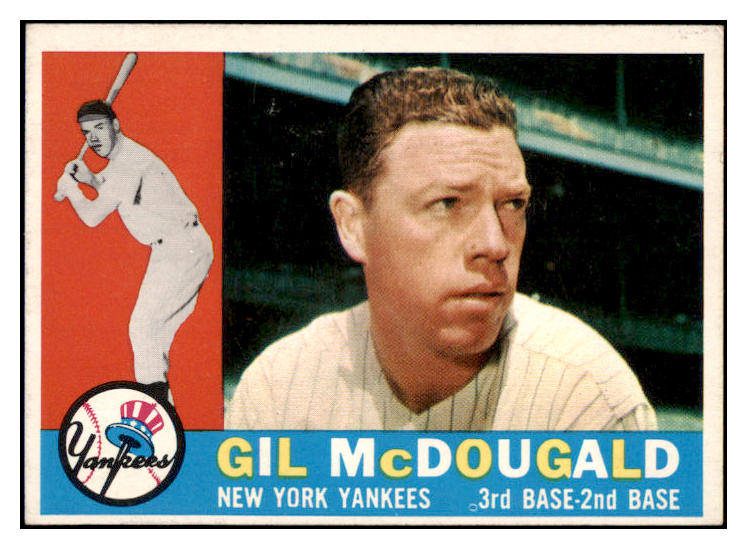 1960 Topps Baseball #247 Gil McDougald Yankees EX-MT 524472