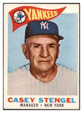 1960 Topps Baseball #227 Casey Stengel Yankees EX-MT 524473