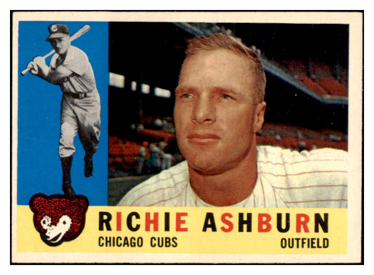 1960 Topps Baseball #305 Richie Ashburn Cubs EX-MT 524474