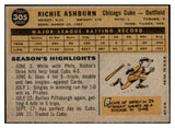 1960 Topps Baseball #305 Richie Ashburn Cubs EX-MT 524474