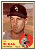 1963 Topps Baseball #494 Phil Regan Tigers EX 524484