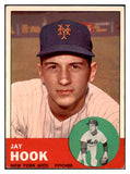 1963 Topps Baseball #469 Jay Hook Mets EX 524488