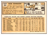 1963 Topps Baseball #504 Bob Johnson Orioles EX 524490