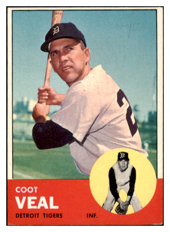 1963 Topps Baseball #573 Coot Veal Tigers EX 524502