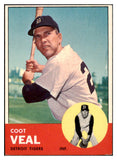 1963 Topps Baseball #573 Coot Veal Tigers EX 524502