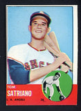 1963 Topps Baseball #548 Tom Satriano Angels EX 524504