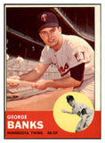 1963 Topps Baseball #564 George Banks Twins EX 524508