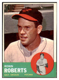 1963 Topps Baseball #125 Robin Roberts Orioles EX 524518