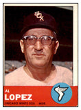 1963 Topps Baseball #458 Al Lopez White Sox EX 524520