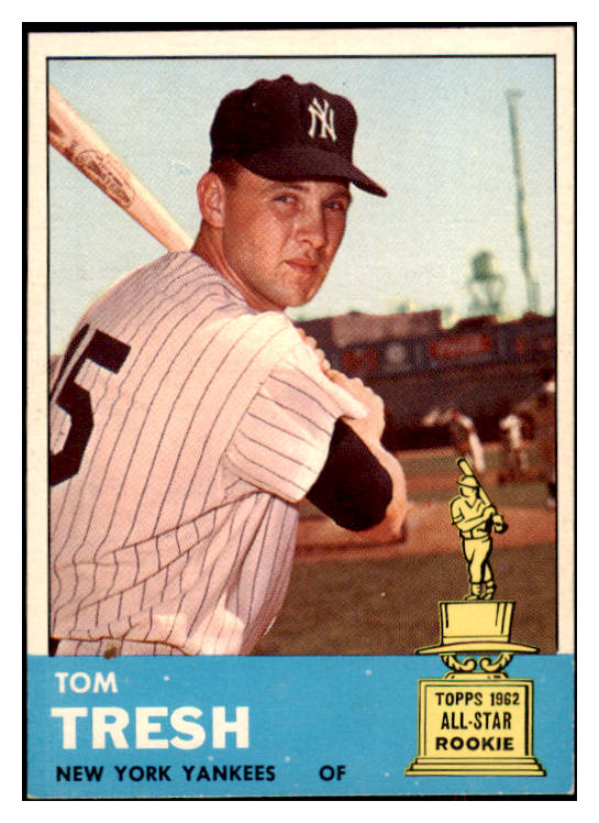 1963 Topps Baseball #470 Tom Tresh Yankees EX-MT 524525