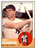 1963 Topps Baseball #420 Bobby Richardson Yankees EX-MT 524529