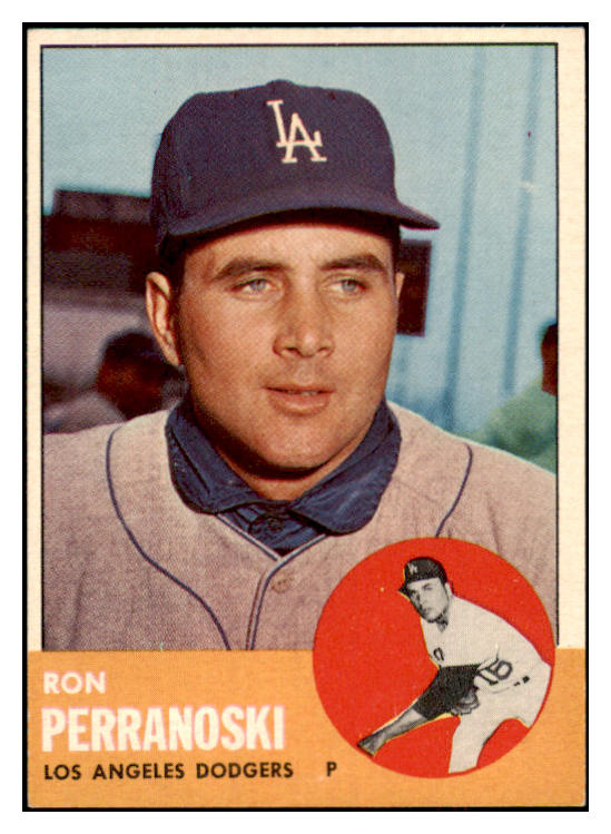 1963 Topps Baseball #403 Ron Perranoski Dodgers EX-MT 524532