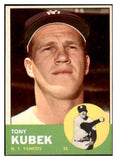 1963 Topps Baseball #020 Tony Kubek Yankees EX-MT 524535