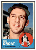 1963 Topps Baseball #130 Dick Groat Cardinals EX-MT 524538