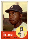 1963 Topps Baseball #080 Jim Gilliam Dodgers EX-MT 524539