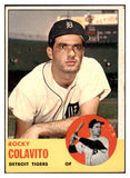 1963 Topps Baseball #240 Rocky Colavito Tigers EX-MT 524544