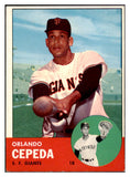 1963 Topps Baseball #520 Orlando Cepeda Giants EX-MT 524545