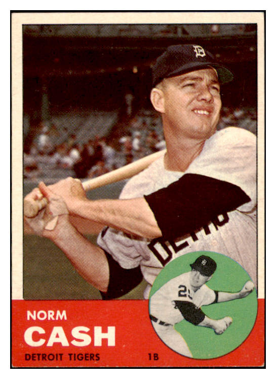 1963 Topps Baseball #445 Norm Cash Tigers EX-MT 524546