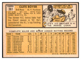 1963 Topps Baseball #361 Clete Boyer Yankees EX-MT 524547