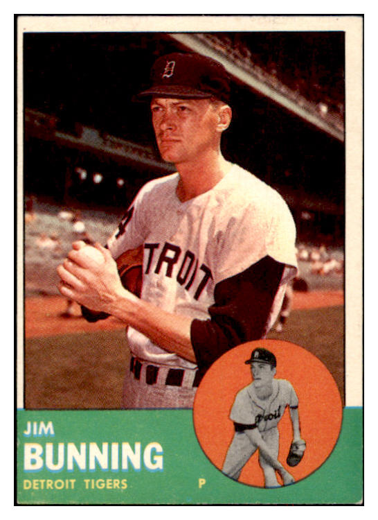 1963 Topps Baseball #365 Jim Bunning Tigers EX-MT 524548