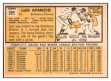 1963 Topps Baseball #205 Luis Aparicio Orioles EX-MT 524549