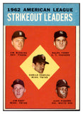 1963 Topps Baseball #010 A.L. Strike Out Leaders Bunning EX-MT 524550