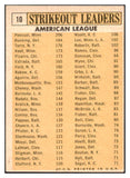 1963 Topps Baseball #010 A.L. Strike Out Leaders Bunning EX-MT 524550