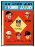 1963 Topps Baseball #007 N.L. Win Leaders Drysdale EX-MT 524553