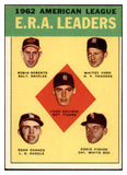 1963 Topps Baseball #006 A.L. ERA Leaders Whitey Ford EX-MT 524554