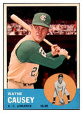 1963 Topps Baseball #539 Wayne Causey A's EX-MT 524559