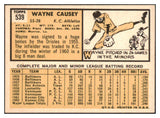 1963 Topps Baseball #539 Wayne Causey A's EX-MT 524559