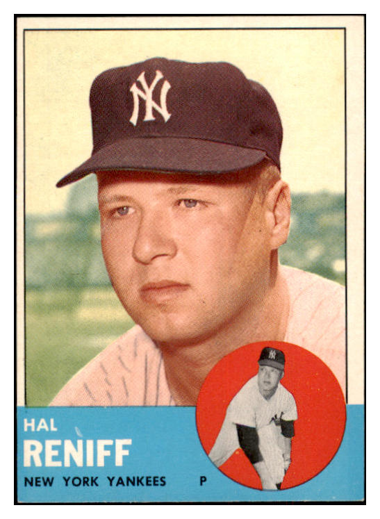 1963 Topps Baseball #546 Hal Reniff Yankees EX-MT 524562