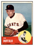 1963 Topps Baseball #567 Jim Duffalo Giants EX-MT 524568