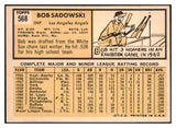 1963 Topps Baseball #568 Bob Sadowski Angels EX-MT 524569