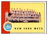 1963 Topps Baseball #472 New York Mets Team EX-MT 524574