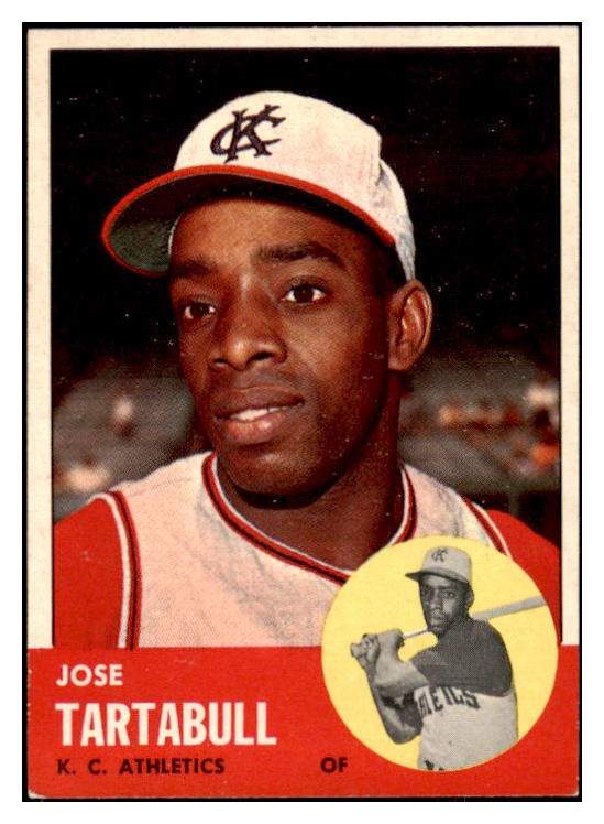 1963 Topps Baseball #449 Jose Tartabull A's EX-MT 524576