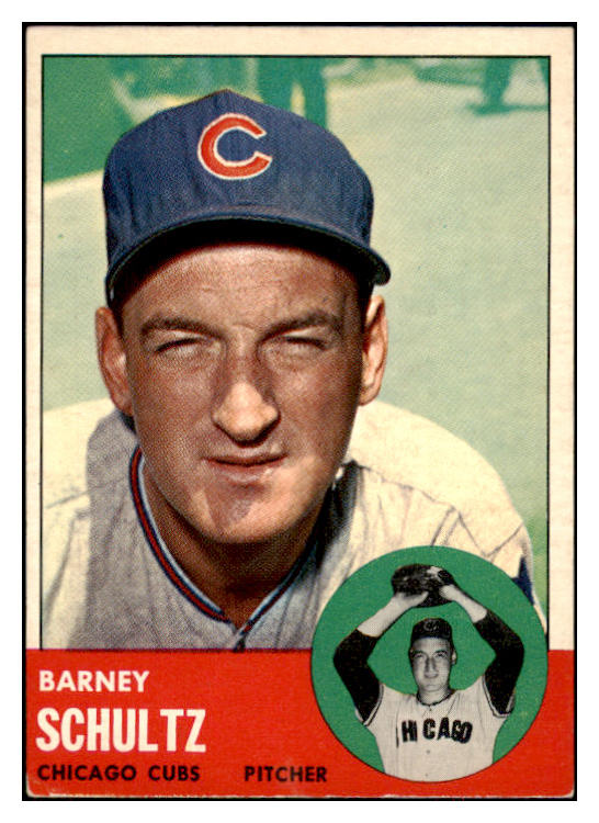 1963 Topps Baseball #452 Barney Schultz Cubs EX-MT 524577