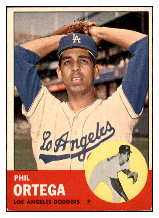 1963 Topps Baseball #467 Phil Ortega Dodgers EX-MT 524581